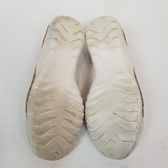 Bernie Mev Women's Rigged Connect Shoes Woven Elastic Flats Comfort Gold Size 37 - Picture 5 of 7